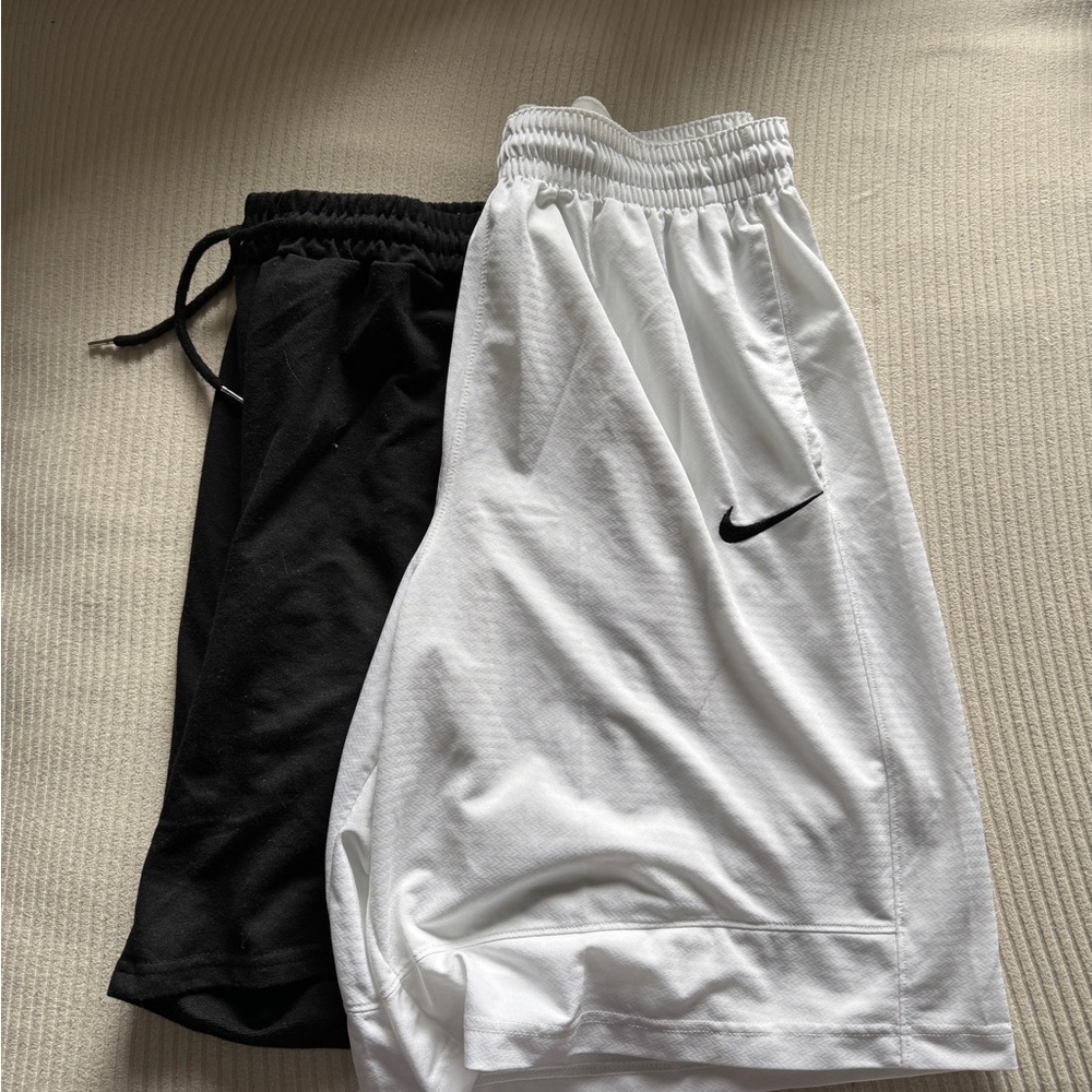 Men's Athletic Shorts in Black and White